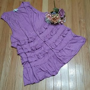 Zig Zag Stripe Women's Medium Vest NWOT